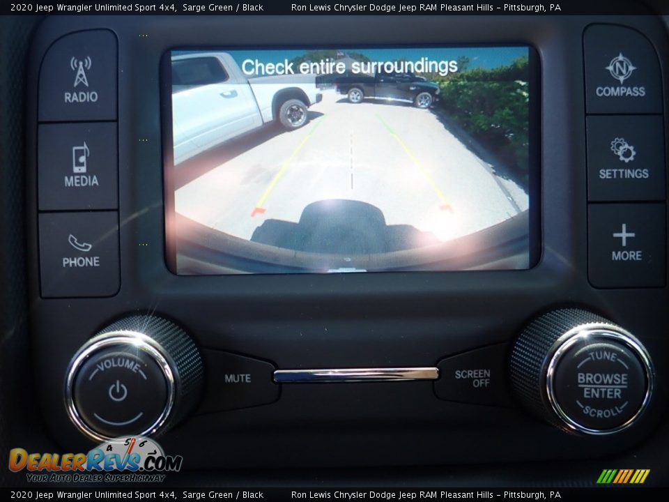 2020 Jeep Wrangler Unlimited Sport 4x4 Sarge Green / Black Photo #16