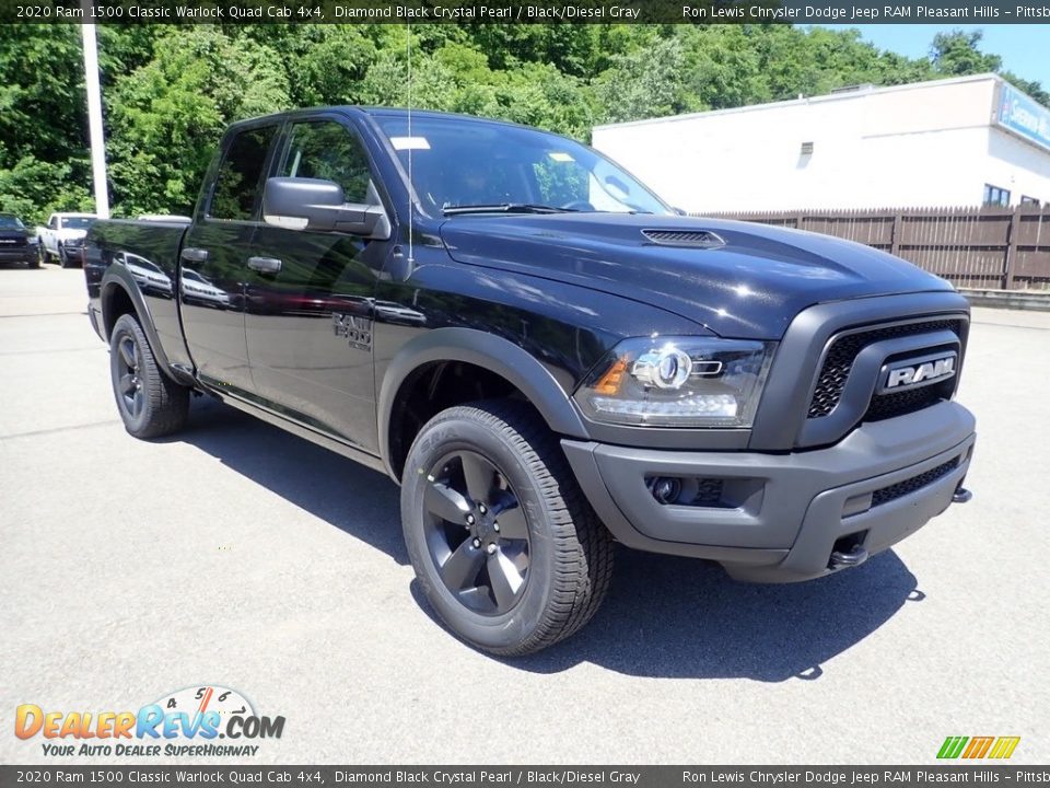 Front 3/4 View of 2020 Ram 1500 Classic Warlock Quad Cab 4x4 Photo #3