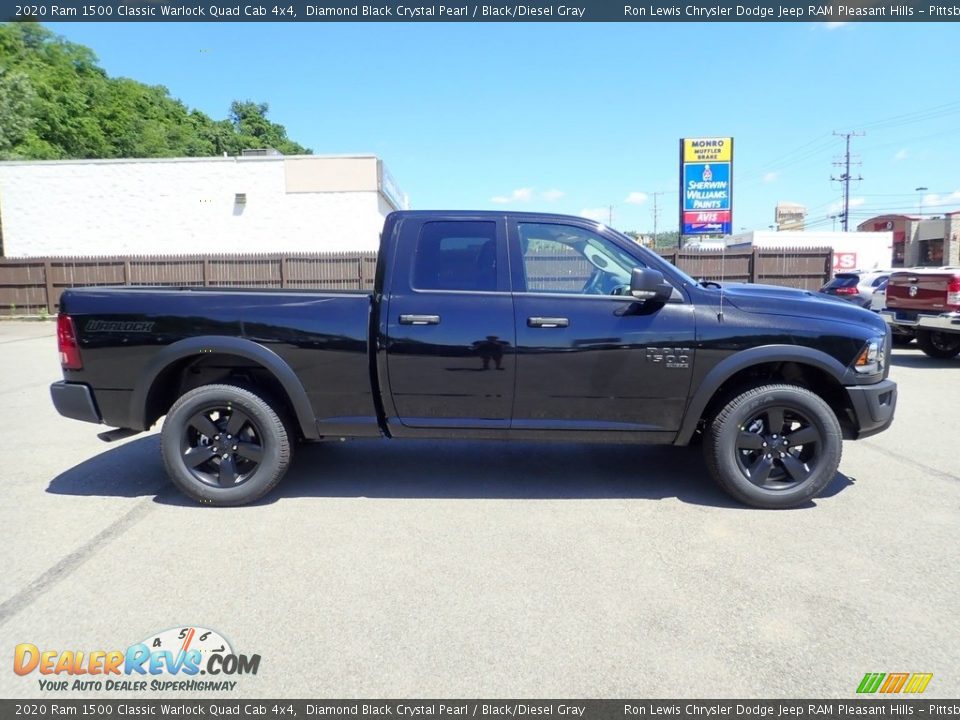 Diamond Black Crystal Pearl 2020 Ram 1500 Classic Warlock Quad Cab 4x4 Photo #4