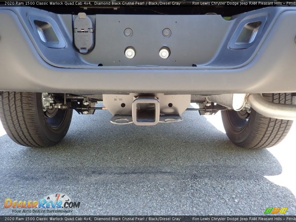 2020 Ram 1500 Classic Warlock Quad Cab 4x4 Diamond Black Crystal Pearl / Black/Diesel Gray Photo #9