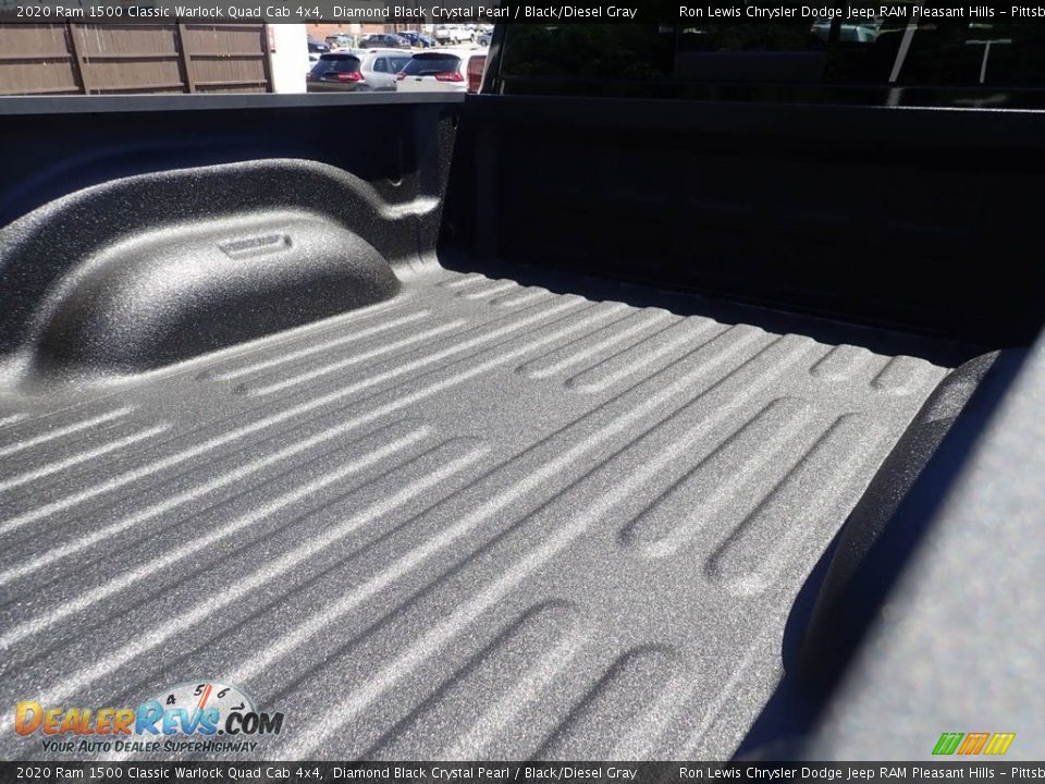 2020 Ram 1500 Classic Warlock Quad Cab 4x4 Diamond Black Crystal Pearl / Black/Diesel Gray Photo #10