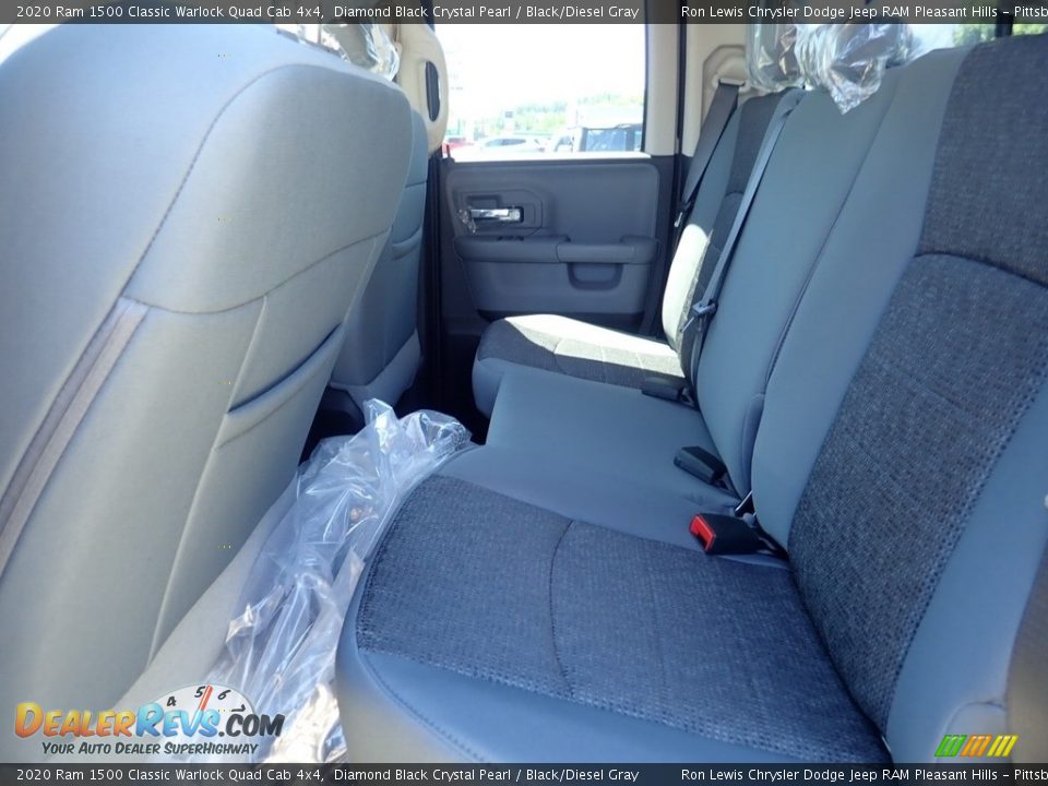 2020 Ram 1500 Classic Warlock Quad Cab 4x4 Diamond Black Crystal Pearl / Black/Diesel Gray Photo #13