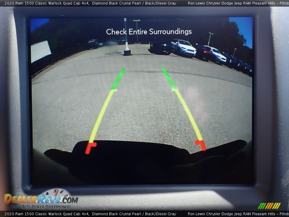 2020 Ram 1500 Classic Warlock Quad Cab 4x4 Diamond Black Crystal Pearl / Black/Diesel Gray Photo #16