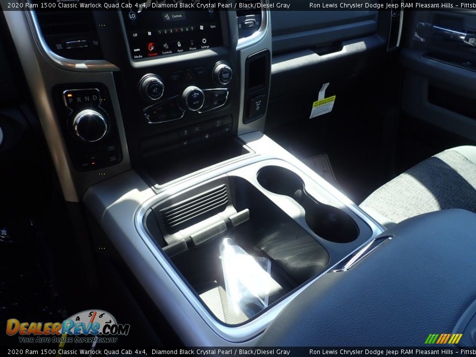 2020 Ram 1500 Classic Warlock Quad Cab 4x4 Diamond Black Crystal Pearl / Black/Diesel Gray Photo #18
