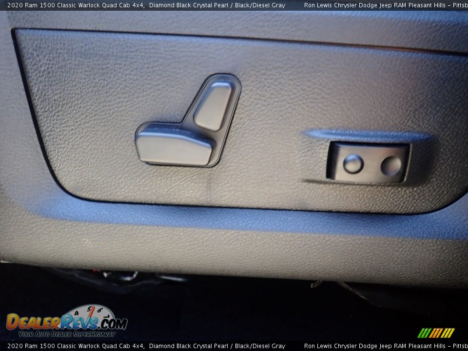 2020 Ram 1500 Classic Warlock Quad Cab 4x4 Diamond Black Crystal Pearl / Black/Diesel Gray Photo #19