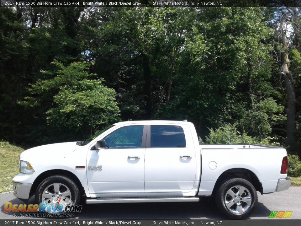 Bright White 2017 Ram 1500 Big Horn Crew Cab 4x4 Photo #1