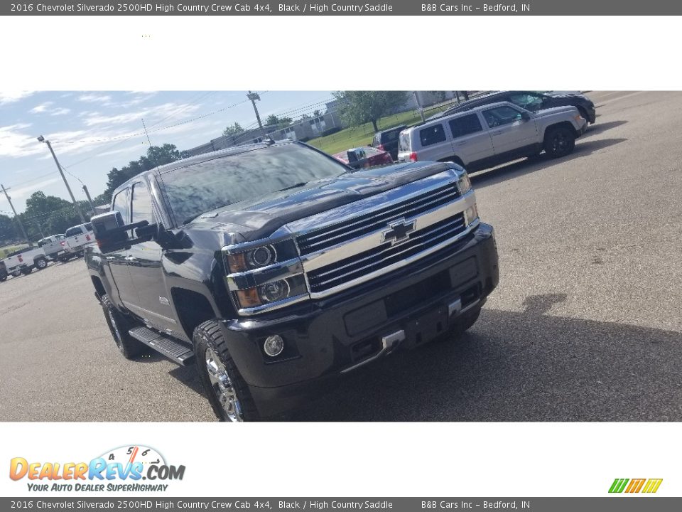 2016 Chevrolet Silverado 2500HD High Country Crew Cab 4x4 Black / High Country Saddle Photo #3