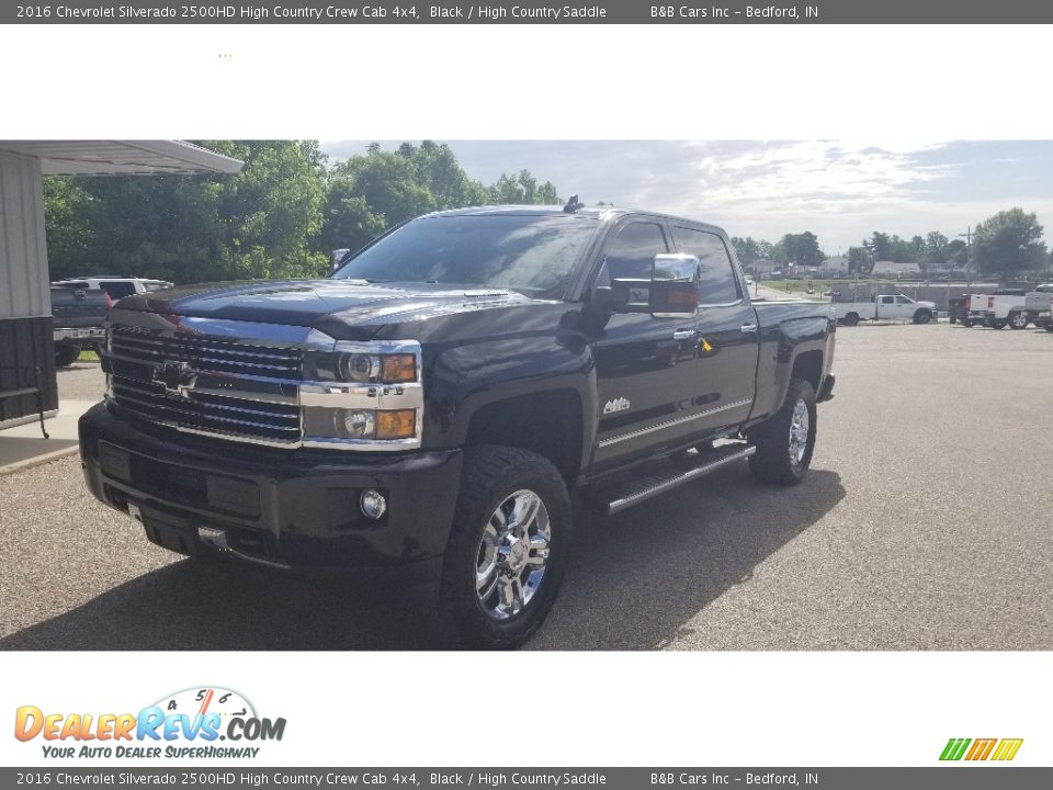 2016 Chevrolet Silverado 2500HD High Country Crew Cab 4x4 Black / High Country Saddle Photo #4