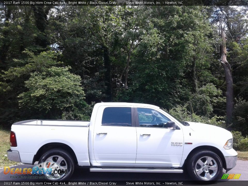 Bright White 2017 Ram 1500 Big Horn Crew Cab 4x4 Photo #5