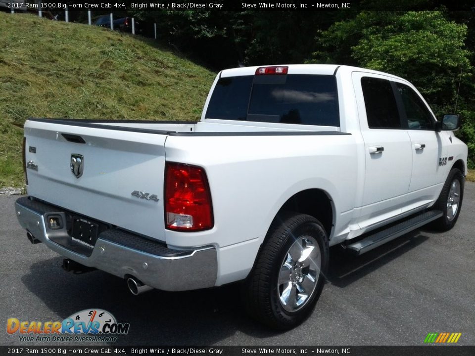 Bright White 2017 Ram 1500 Big Horn Crew Cab 4x4 Photo #6