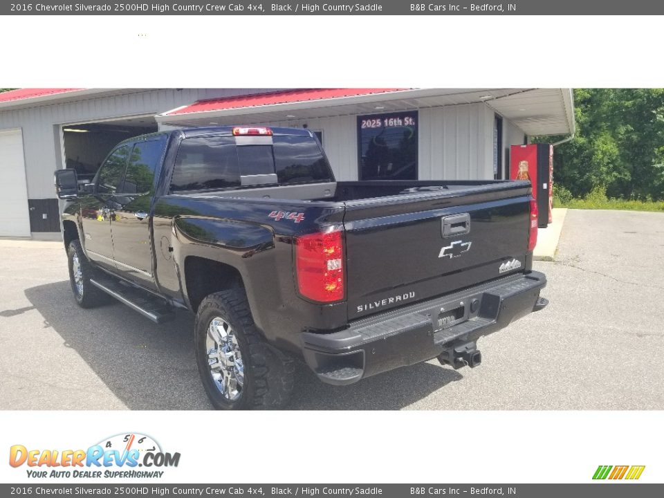 2016 Chevrolet Silverado 2500HD High Country Crew Cab 4x4 Black / High Country Saddle Photo #7