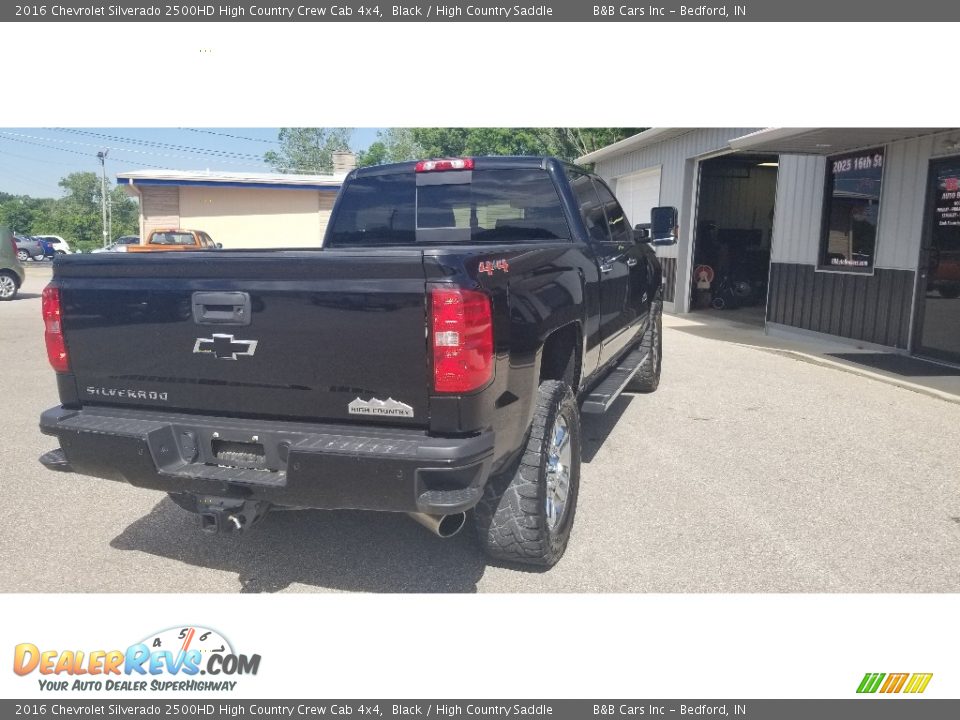 2016 Chevrolet Silverado 2500HD High Country Crew Cab 4x4 Black / High Country Saddle Photo #8