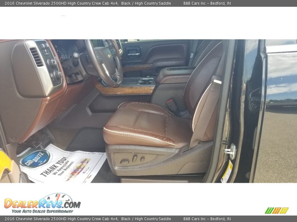 2016 Chevrolet Silverado 2500HD High Country Crew Cab 4x4 Black / High Country Saddle Photo #15