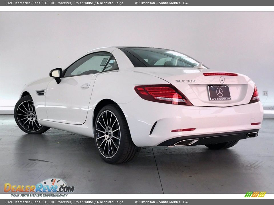 2020 Mercedes-Benz SLC 300 Roadster Polar White / Macchiato Beige Photo #2