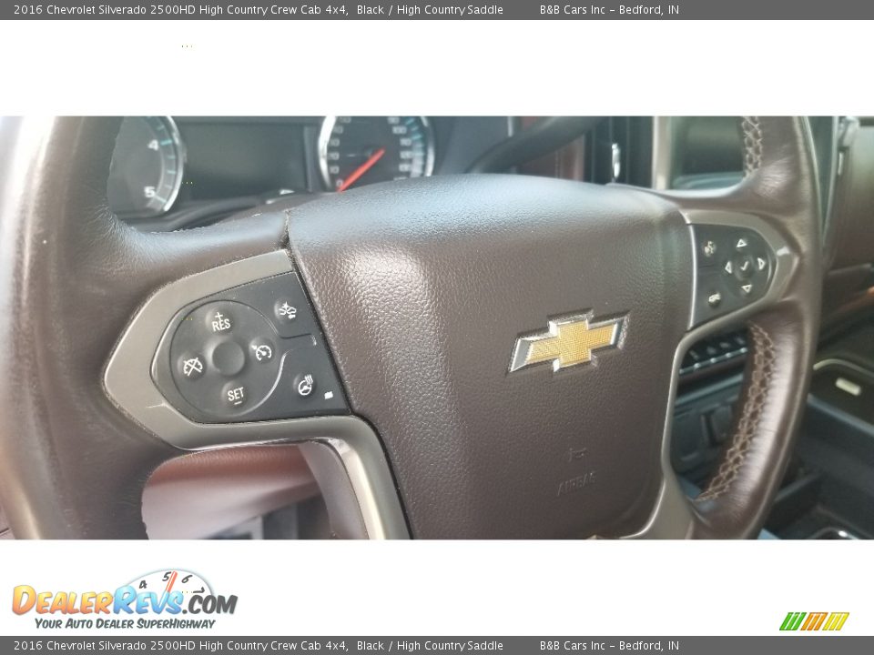 2016 Chevrolet Silverado 2500HD High Country Crew Cab 4x4 Black / High Country Saddle Photo #17