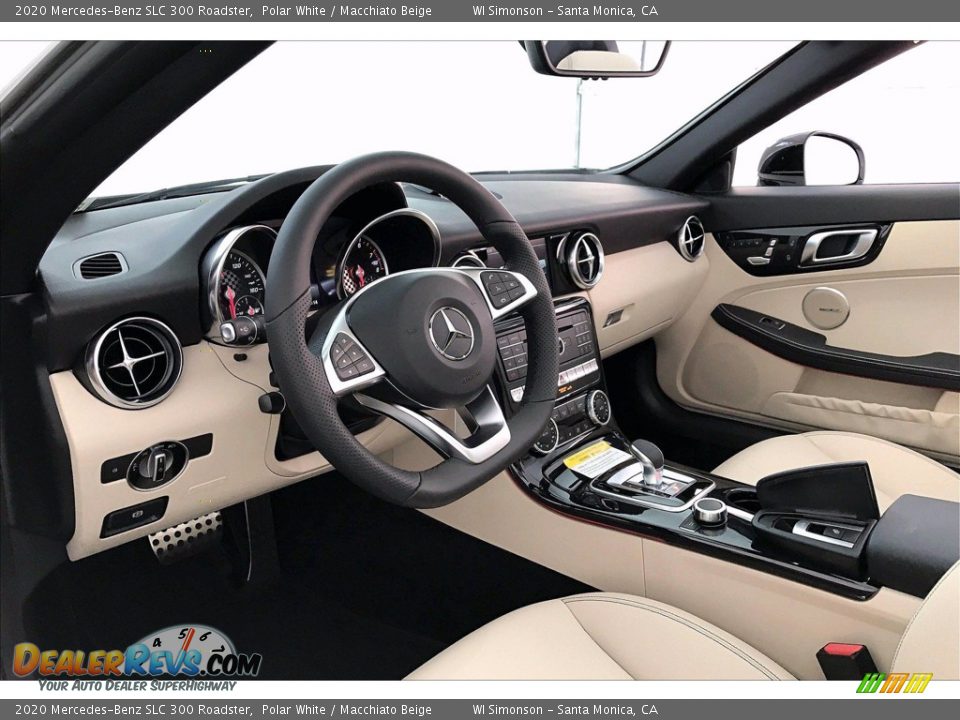 2020 Mercedes-Benz SLC 300 Roadster Polar White / Macchiato Beige Photo #4