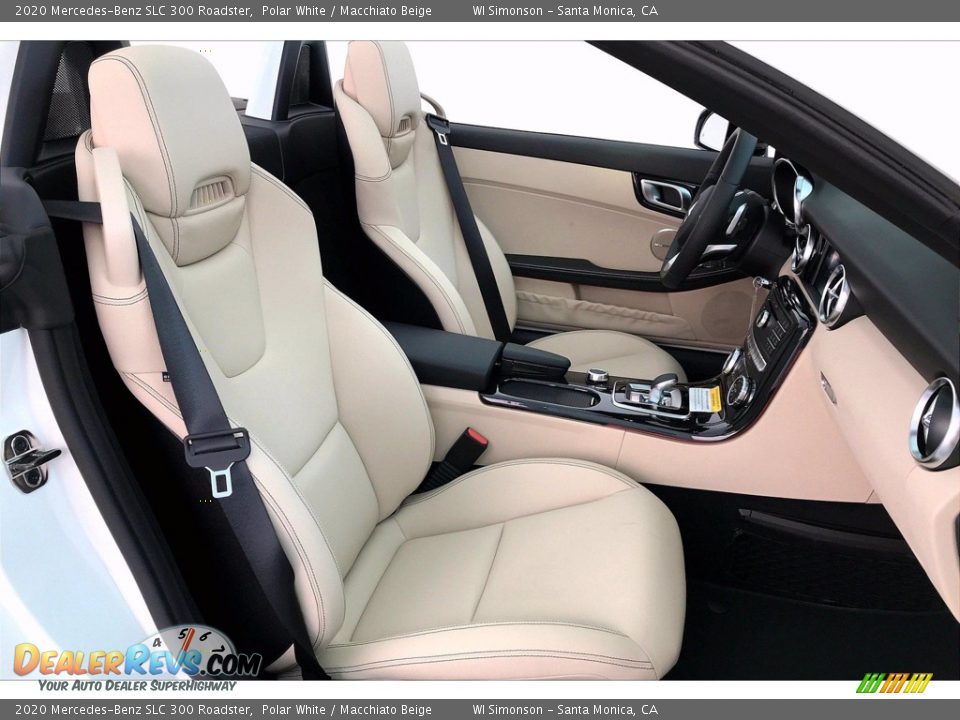 2020 Mercedes-Benz SLC 300 Roadster Polar White / Macchiato Beige Photo #5