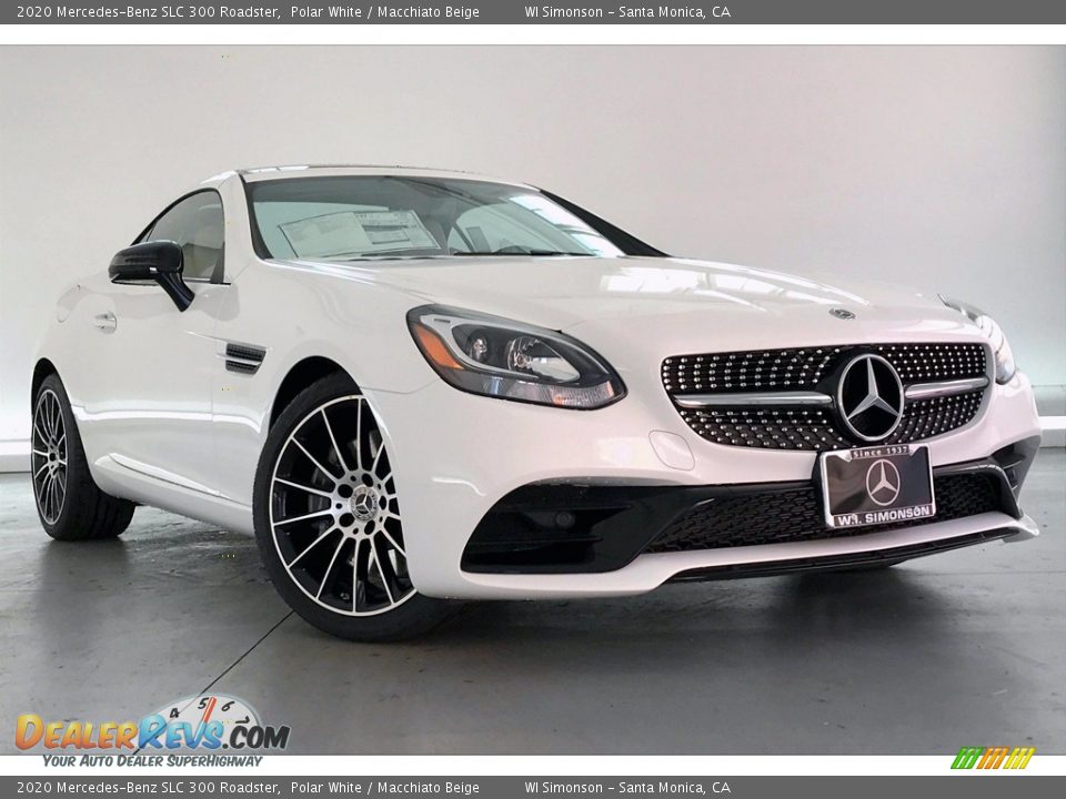 2020 Mercedes-Benz SLC 300 Roadster Polar White / Macchiato Beige Photo #12