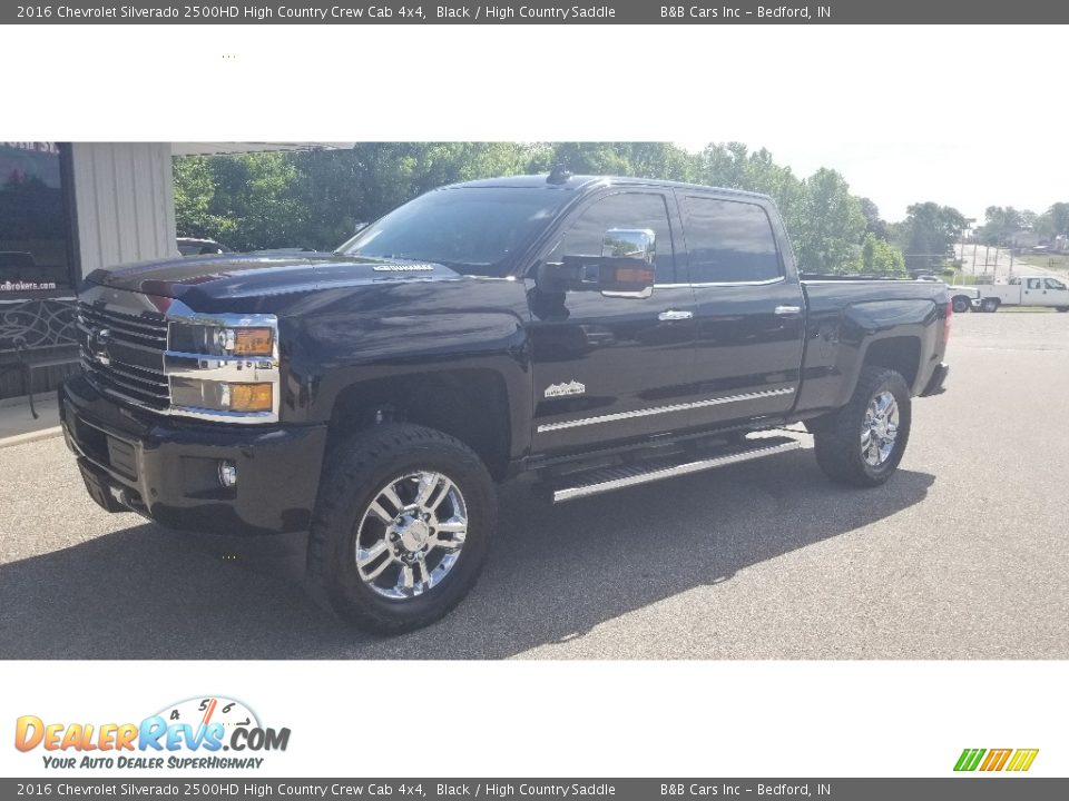 2016 Chevrolet Silverado 2500HD High Country Crew Cab 4x4 Black / High Country Saddle Photo #30