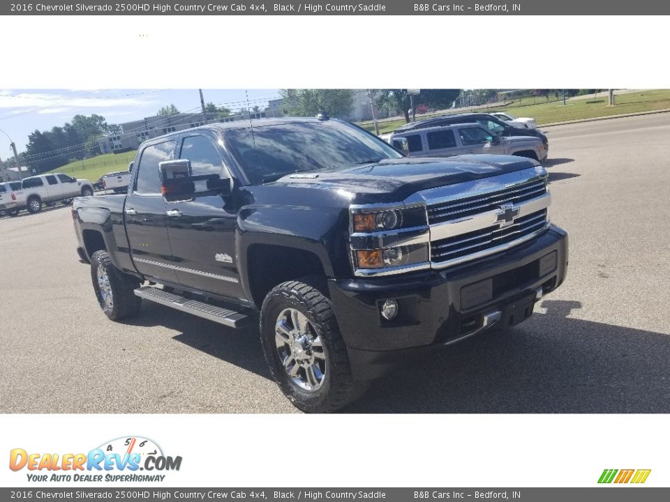 2016 Chevrolet Silverado 2500HD High Country Crew Cab 4x4 Black / High Country Saddle Photo #31