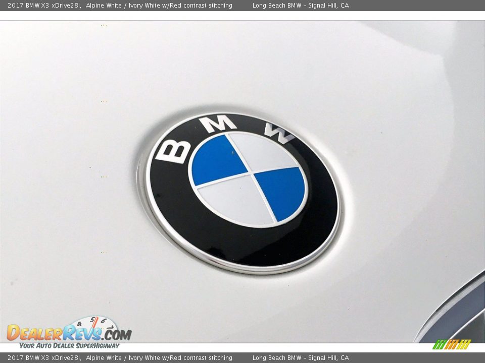 2017 BMW X3 xDrive28i Alpine White / Ivory White w/Red contrast stitching Photo #33