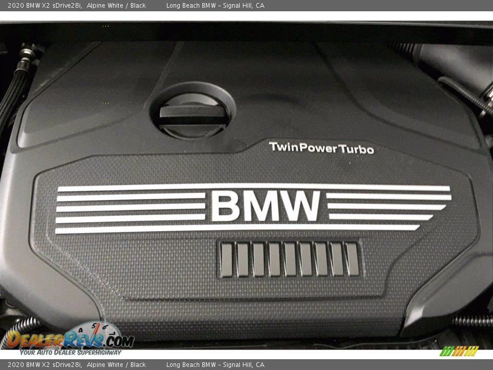 2020 BMW X2 sDrive28i Alpine White / Black Photo #34