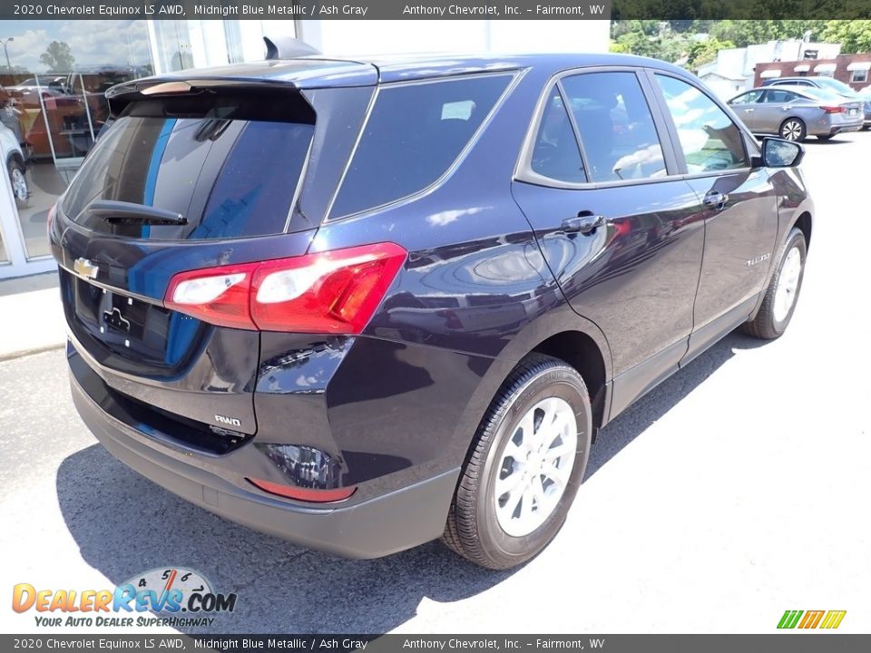 2020 Chevrolet Equinox LS AWD Midnight Blue Metallic / Ash Gray Photo #4