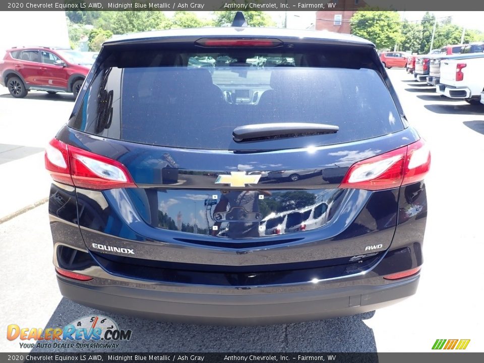 2020 Chevrolet Equinox LS AWD Midnight Blue Metallic / Ash Gray Photo #5