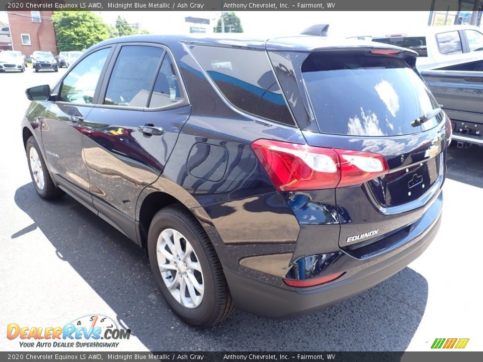 2020 Chevrolet Equinox LS AWD Midnight Blue Metallic / Ash Gray Photo #6