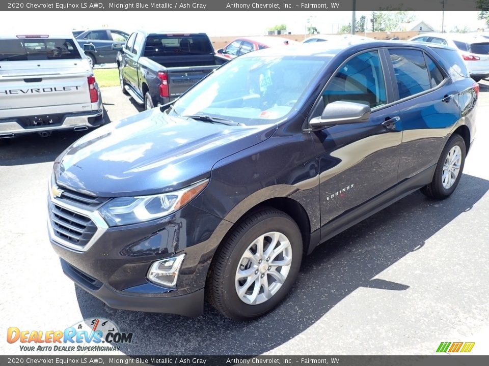 2020 Chevrolet Equinox LS AWD Midnight Blue Metallic / Ash Gray Photo #7