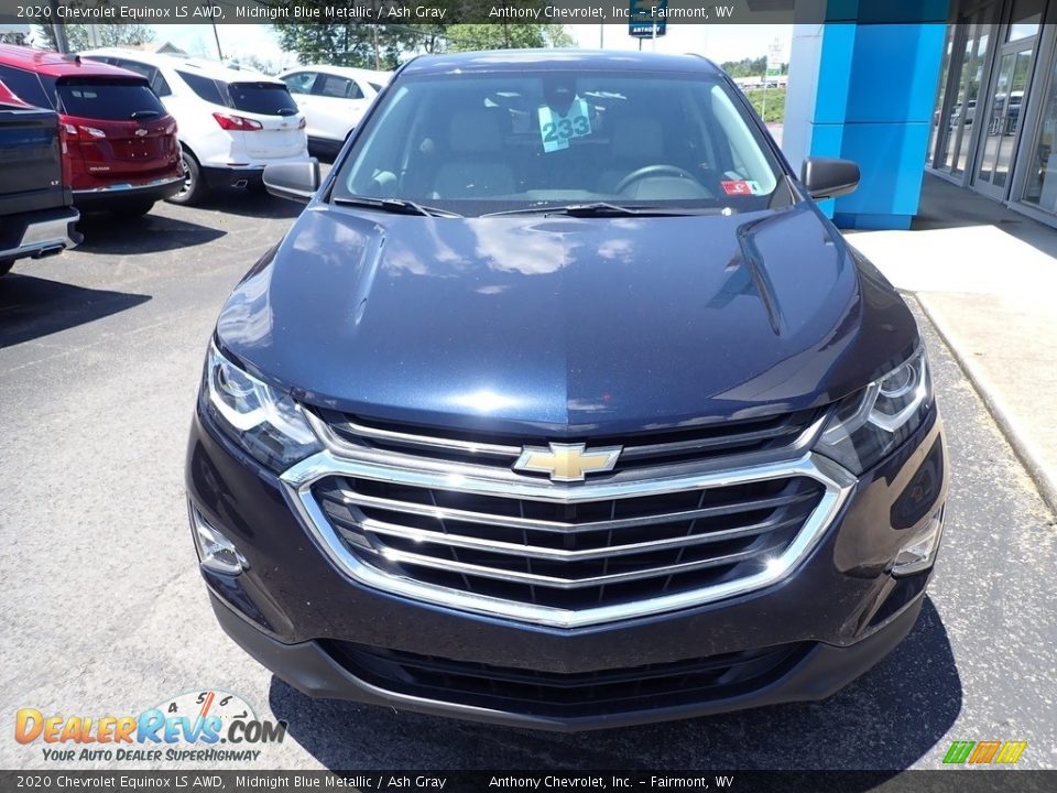 2020 Chevrolet Equinox LS AWD Midnight Blue Metallic / Ash Gray Photo #8