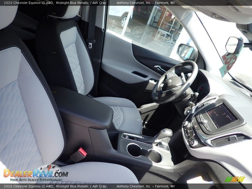 2020 Chevrolet Equinox LS AWD Midnight Blue Metallic / Ash Gray Photo #9
