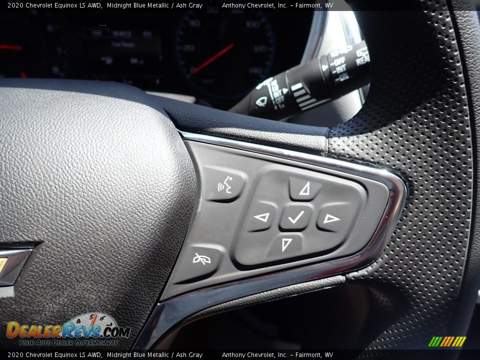 2020 Chevrolet Equinox LS AWD Midnight Blue Metallic / Ash Gray Photo #17