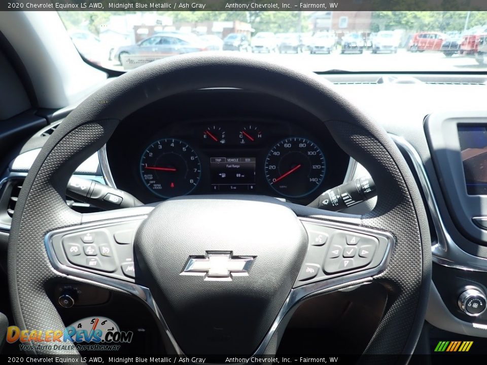2020 Chevrolet Equinox LS AWD Midnight Blue Metallic / Ash Gray Photo #20