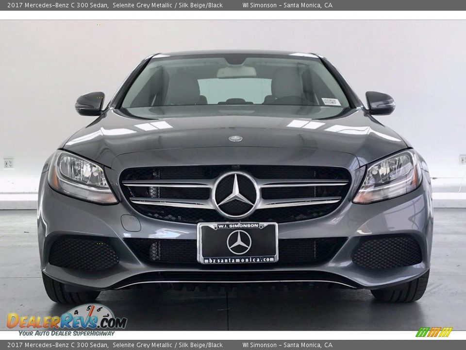 2017 Mercedes-Benz C 300 Sedan Selenite Grey Metallic / Silk Beige/Black Photo #2
