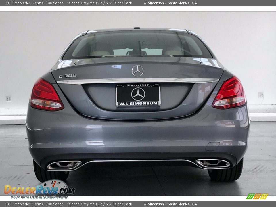 2017 Mercedes-Benz C 300 Sedan Selenite Grey Metallic / Silk Beige/Black Photo #3