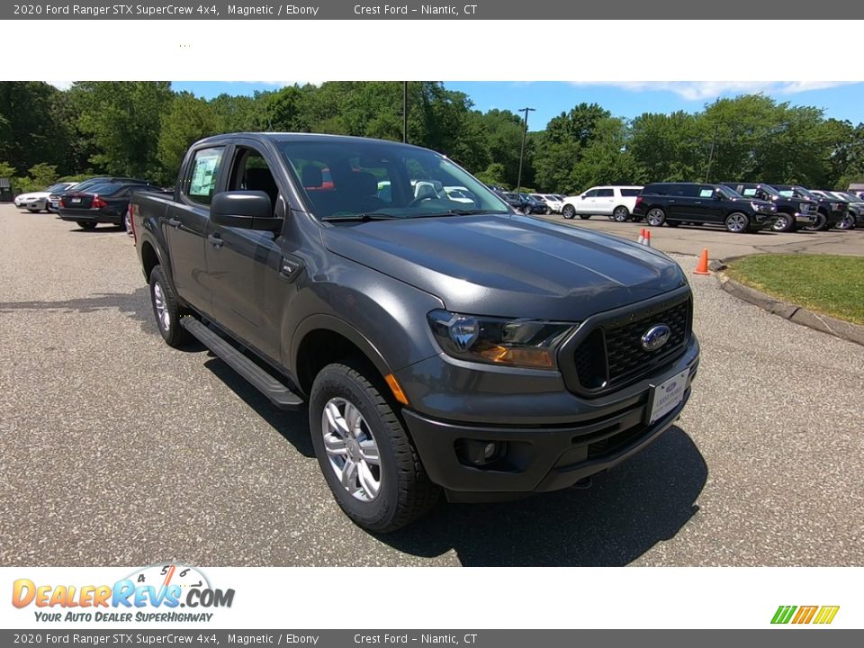 2020 Ford Ranger STX SuperCrew 4x4 Magnetic / Ebony Photo #1