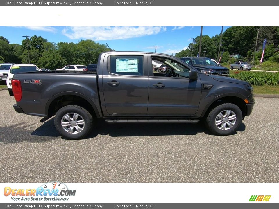2020 Ford Ranger STX SuperCrew 4x4 Magnetic / Ebony Photo #8