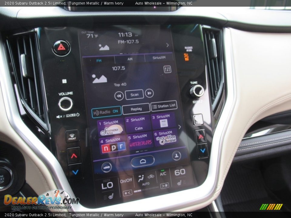 2020 Subaru Outback 2.5i Limited Tungsten Metallic / Warm Ivory Photo #17