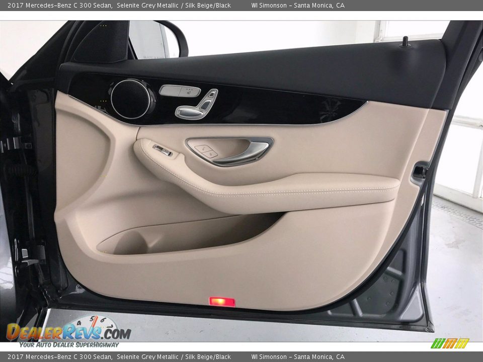 2017 Mercedes-Benz C 300 Sedan Selenite Grey Metallic / Silk Beige/Black Photo #30