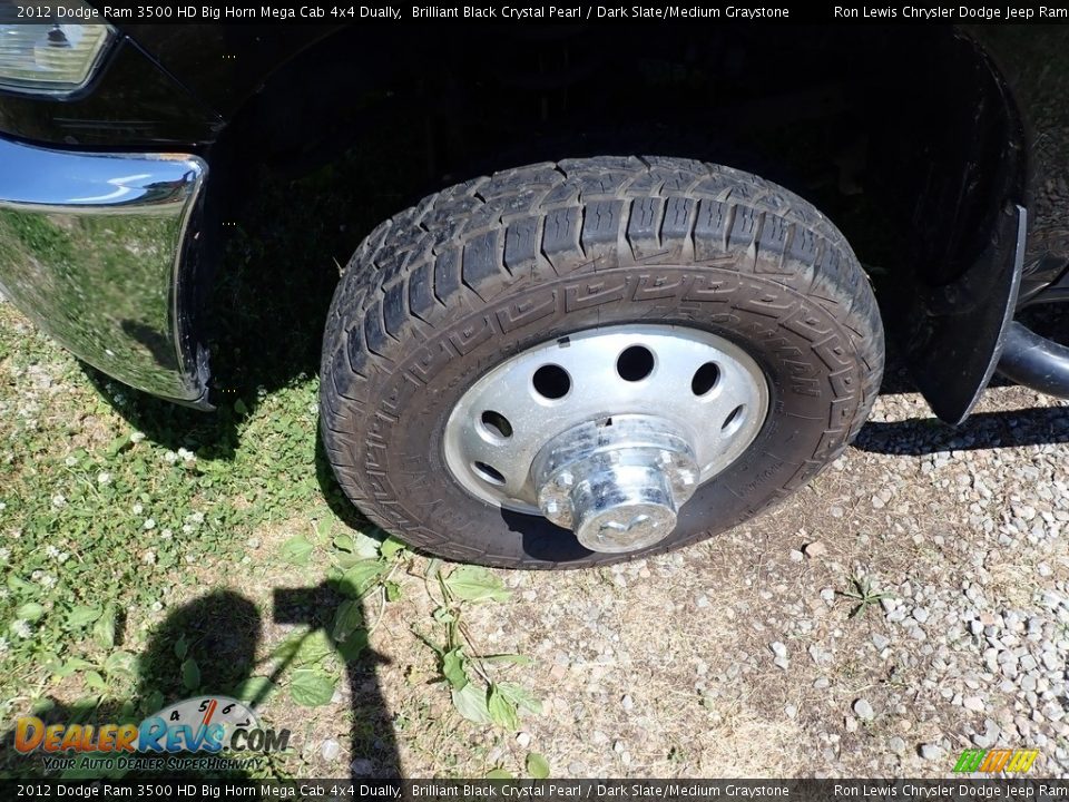 2012 Dodge Ram 3500 HD Big Horn Mega Cab 4x4 Dually Brilliant Black Crystal Pearl / Dark Slate/Medium Graystone Photo #2
