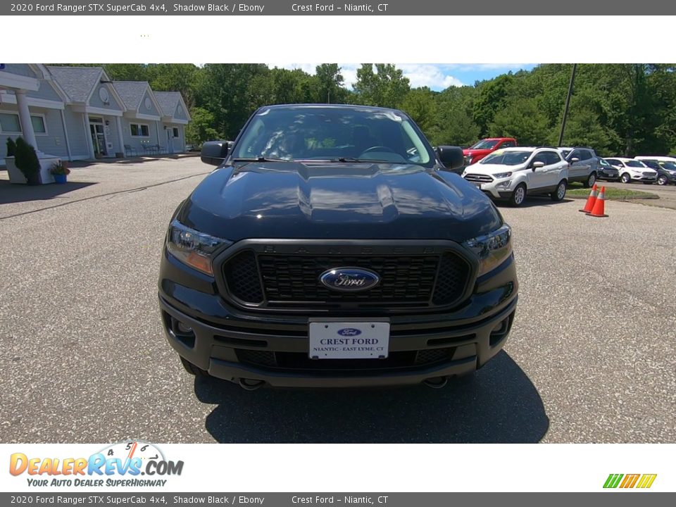 2020 Ford Ranger STX SuperCab 4x4 Shadow Black / Ebony Photo #2
