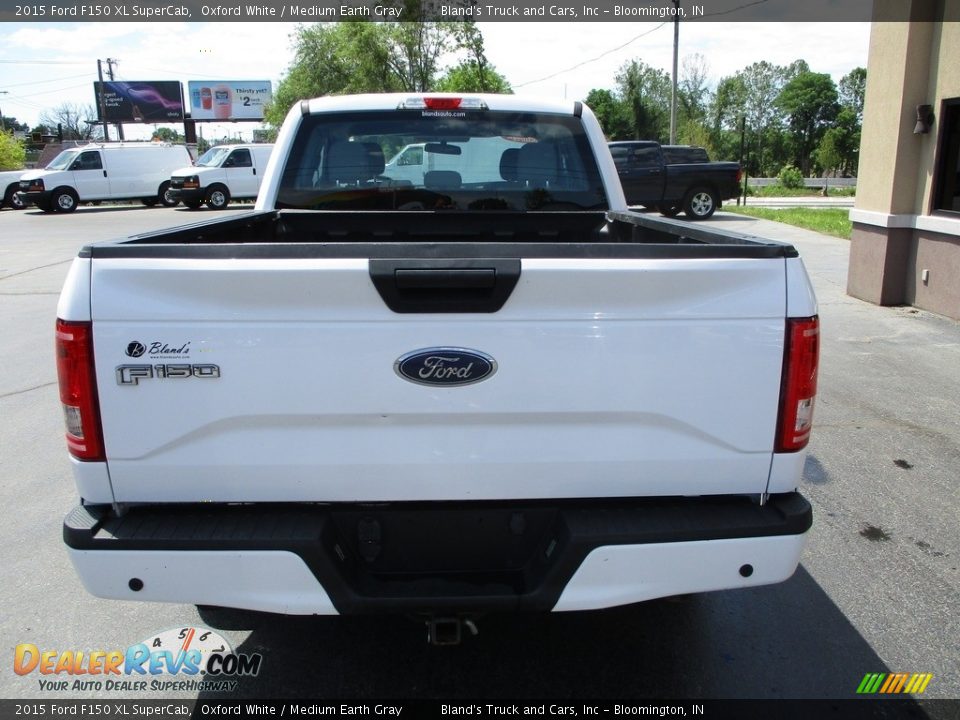 2015 Ford F150 XL SuperCab Oxford White / Medium Earth Gray Photo #33