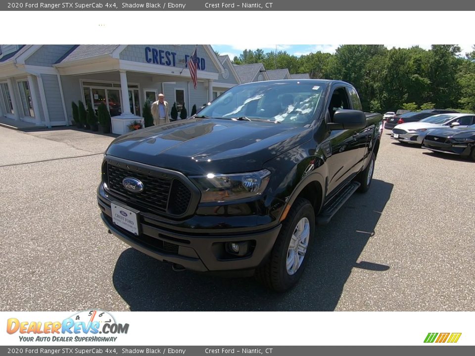 2020 Ford Ranger STX SuperCab 4x4 Shadow Black / Ebony Photo #3