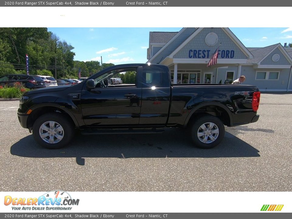 2020 Ford Ranger STX SuperCab 4x4 Shadow Black / Ebony Photo #4