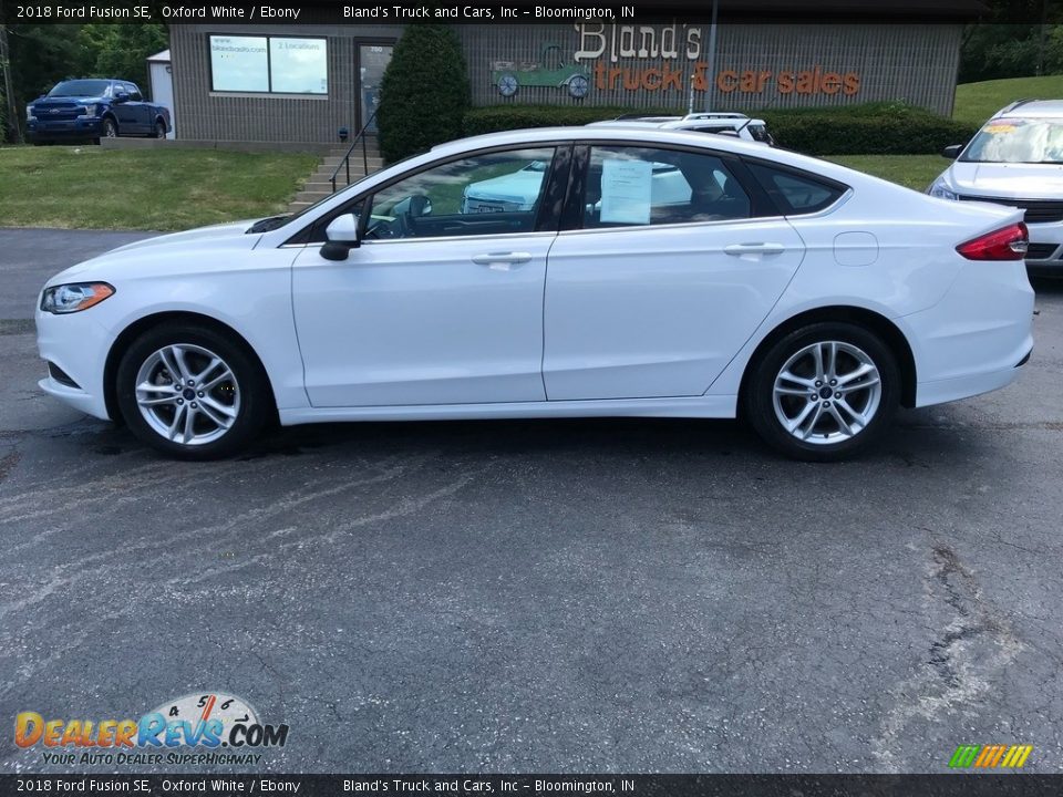 2018 Ford Fusion SE Oxford White / Ebony Photo #1