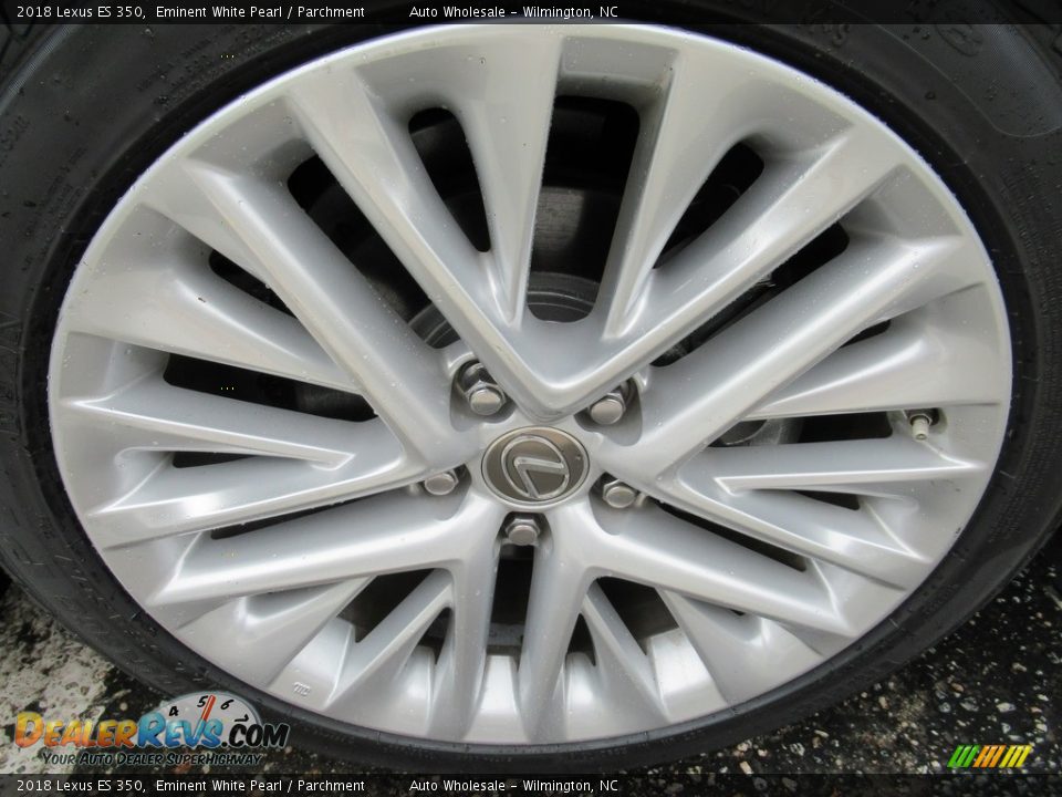 2018 Lexus ES 350 Eminent White Pearl / Parchment Photo #7