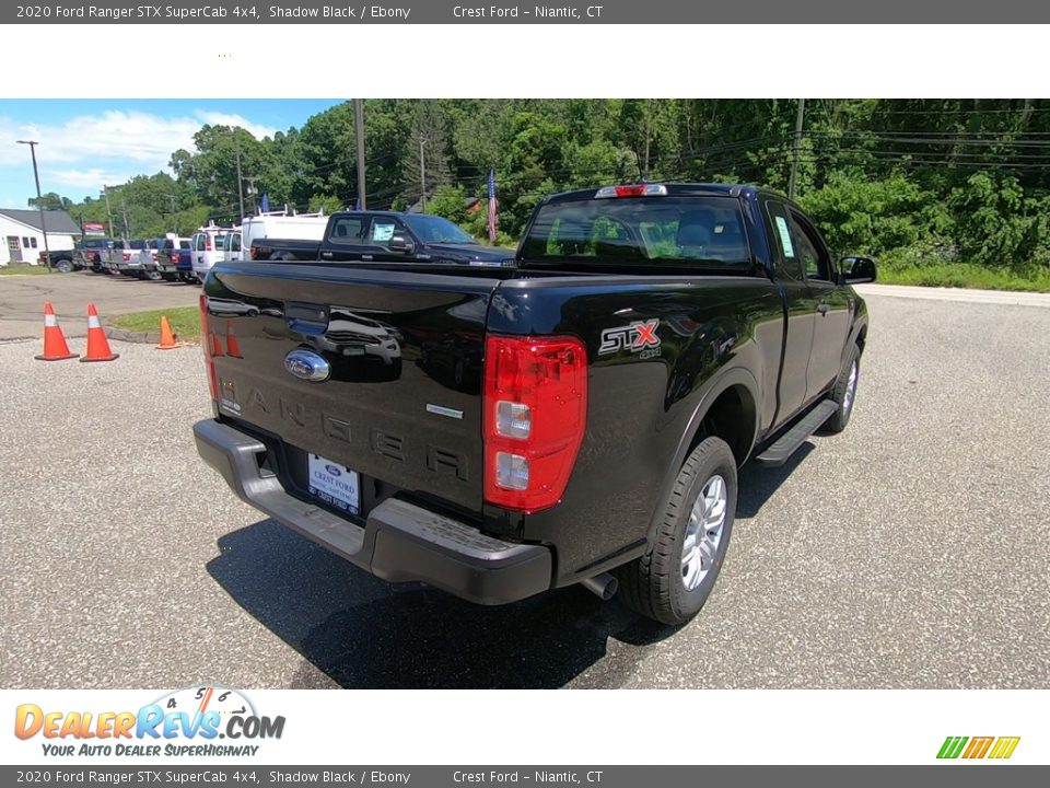 2020 Ford Ranger STX SuperCab 4x4 Shadow Black / Ebony Photo #7