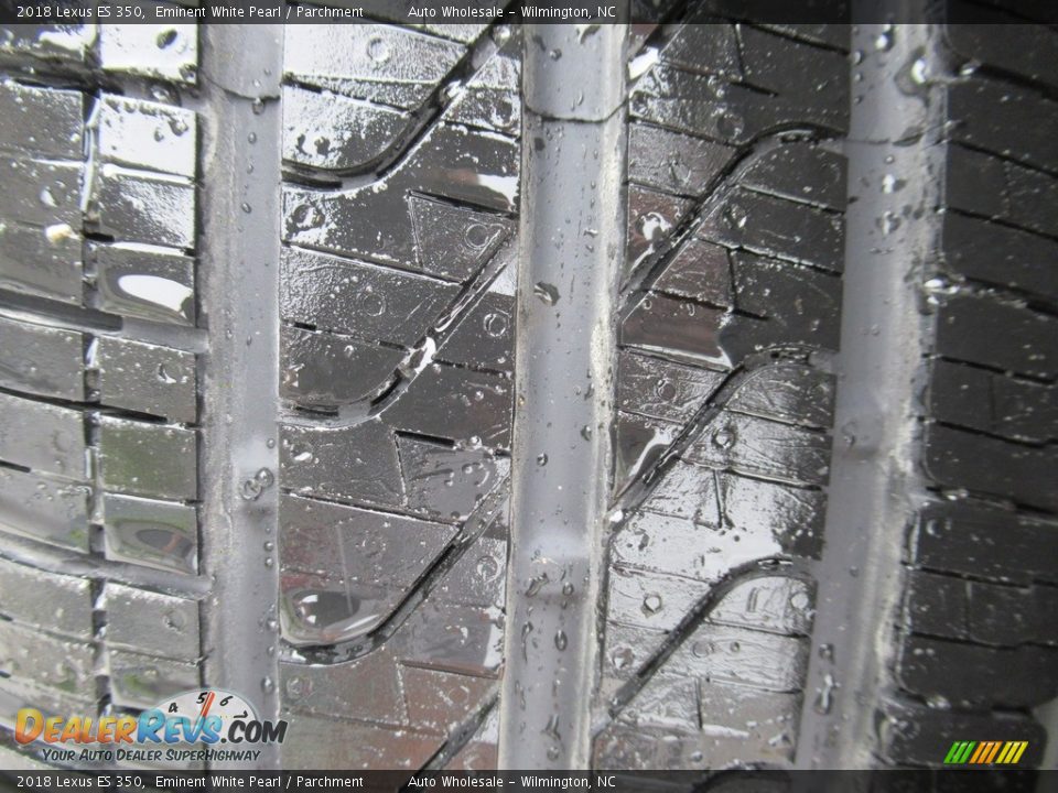 2018 Lexus ES 350 Eminent White Pearl / Parchment Photo #9