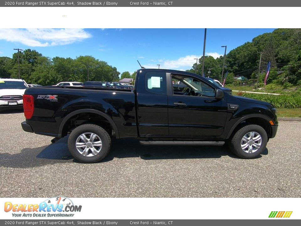 2020 Ford Ranger STX SuperCab 4x4 Shadow Black / Ebony Photo #8
